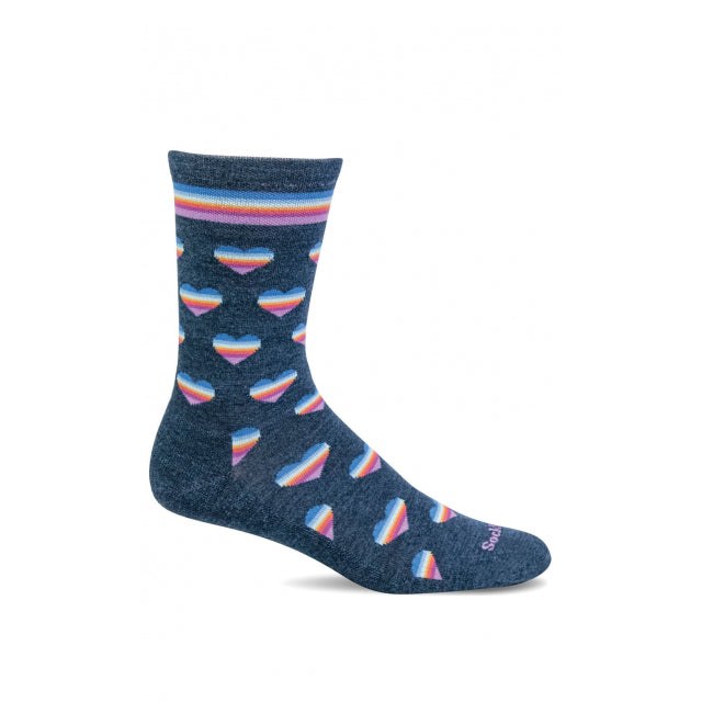Sockwell Women's Love-A-Lot | Essential Comfort Socks 650 DENIM
