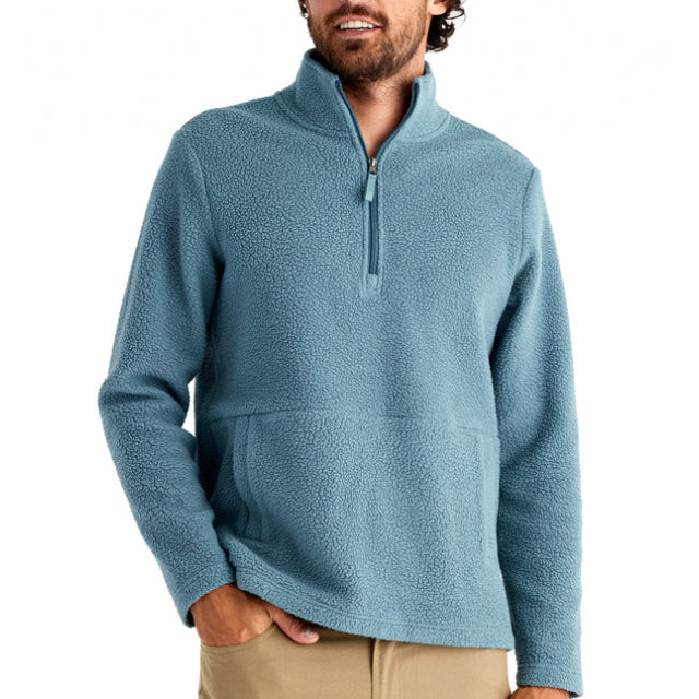 FREE FLY FF BAMBOO SHERPA 1/4 ZIP STORMY SEA