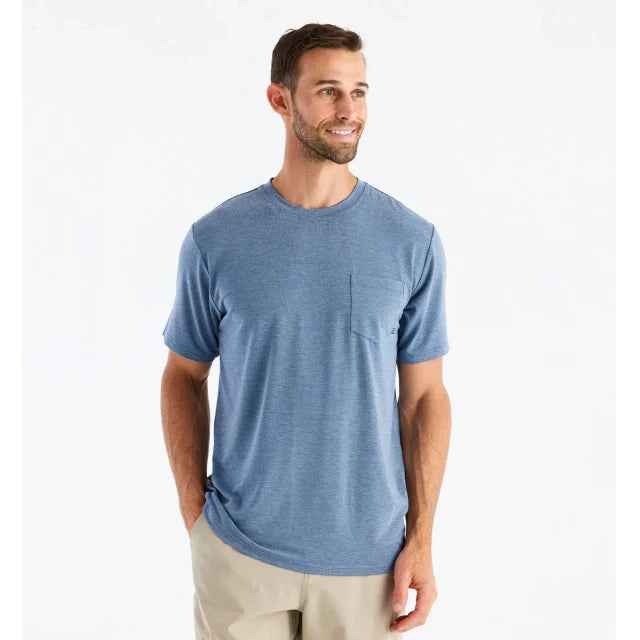 Free Fly Men's Bamboo Flex Pocket Tee 443