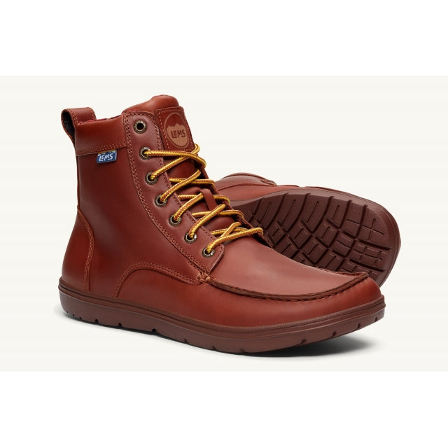 Lems Shoes Boulder Boot Leather RUSSET