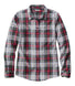 L.L.Bean Scotch Plaid Shirt Women's Regular ight Gray Stewart / L