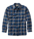 L.L.Bean Chamois Shirt Plaid Mens Regular MARINER BUE / L