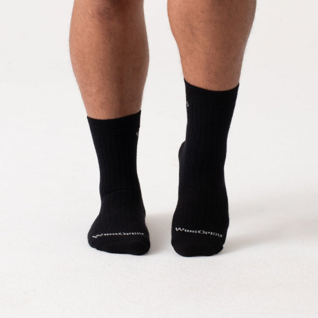 Darn Tough Mens Solid Cushioned Micro Crew Socks BACK / L