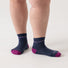 Wide Open Women's Single Stripe Cushioned Quarter Socks Last Chance.