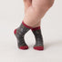Wide Open Women's Foliage No Cushion Micro Crew Socks.