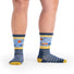 Wide Open Men's Way Back Cushioned Crew Socks.