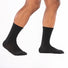 DARN TOUGH Mens Solid Crew Lightweight N Black