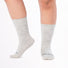 Wide Open Women's Solid Basic Lightweight Crew Socks.