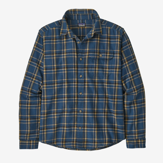 Patagonia Men's Long-Sleeved Cotton in Conversion Lightweight Fjord Flannel Shirt MTB / L