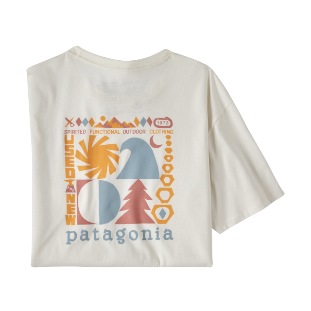 Patagonia Men's Spirited Seasons Organic T-Shirt Birch White