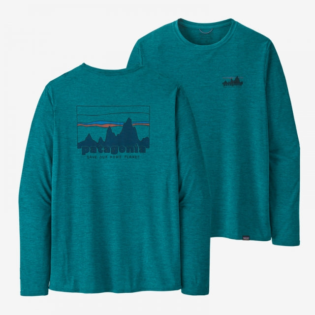 Patagonia Men's Long-Sleeved Capilene Cool Daily Graphic Shirt SKBX