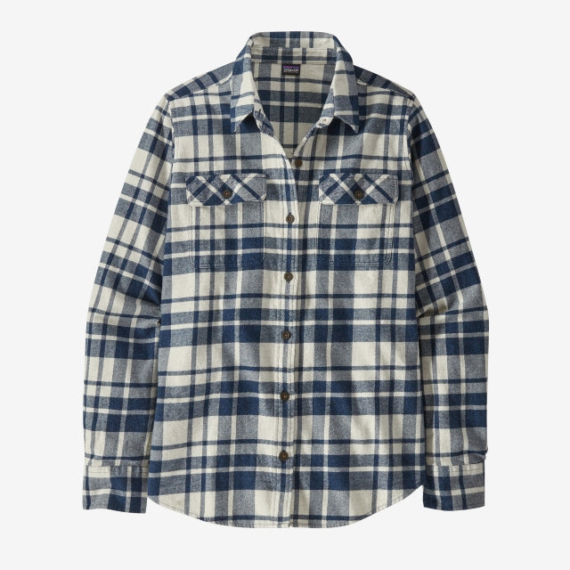 Patagonia Women's Long-Sleeved Organic Cotton Midweight Fjord Flannel Shirt ICDY