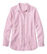 L.L.Bean Womens Premium Washable Linen Shirt Tunic Long Sleeve Micro Stripe SIENNA BRICK ST