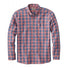 L.L.Bean Men's Comfort Stretch Chambray Shirt Long Sleeve Traditional Fit Plaid Regular.