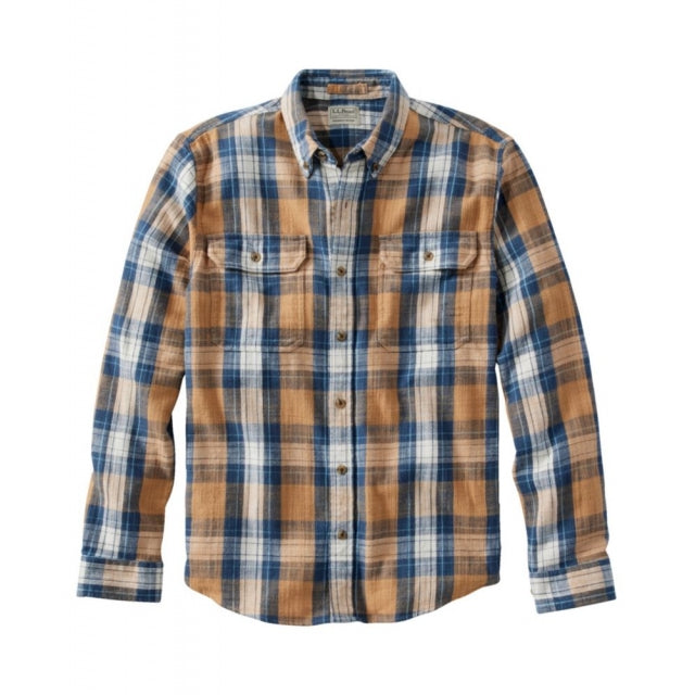 L.L.Bean 1912 Field Flannel Shirt Slightly Fitted Plaid Men's Regular Vintage Indigo / L L.L.Bean 1912 Field Flannel Shirt Slightly Fitted Plaid Men's Regular Vintage Indigo / L