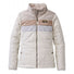 L.L.Bean Mountain Classic Puffer Jacket Color Block Womens Regular SHORE/PPRWHT