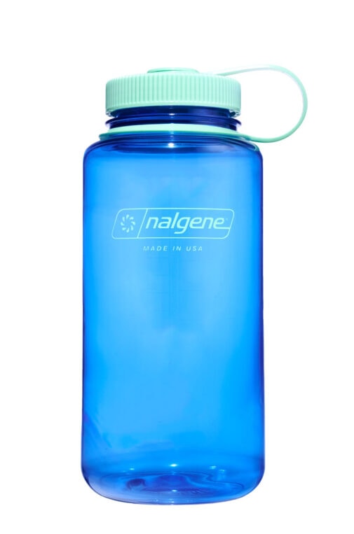 Nalgene Sustain Wide Mouth 32oz Bottle CORNFLOWER BLUE