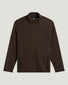 Free Fly Men's Downvalley Quarter Zip in Heather Dark Brown