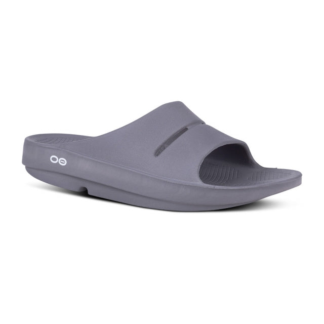 OOFOS Womens Ooahh Slide Sandal SLATE