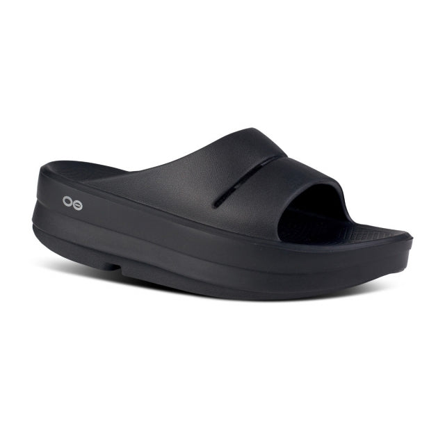 OOFOS W OOmega OOahh Slide BLACK