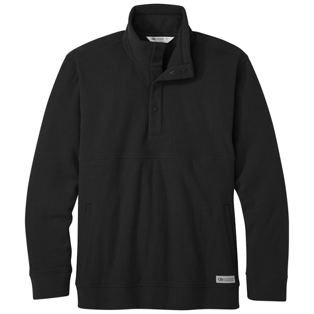 OUTDOOR RESEARCH OR TRAIL MIX SNAP PULLOVER II BLACK