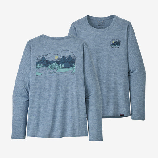 Patagonia Women's Long-Sleeved Capilene Cool Daily Graphic Shirt - Lands | J&H Outdoors