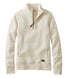L.L.Bean Women's Quilted Sweatshirt 1/4 Zip Pullover Long Sleeve Regular - Knit Tops.