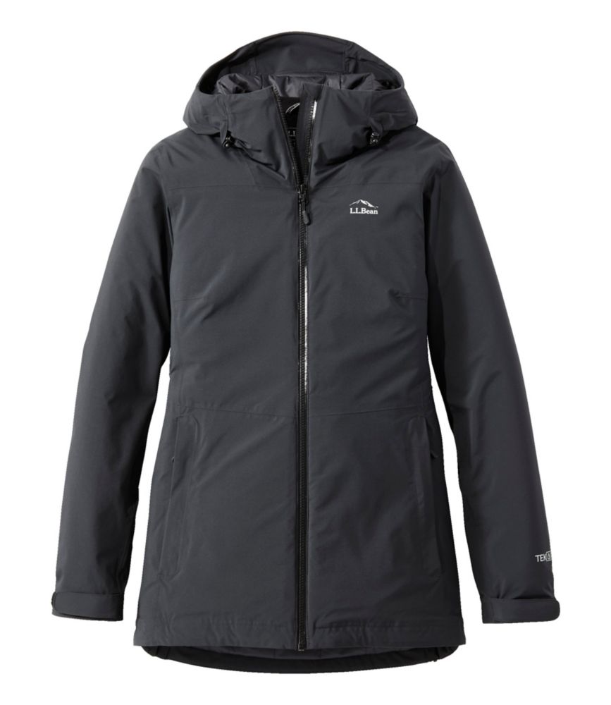 L.L.Bean Waterproof Primaloft Packaway Jacket Women's Regular Black