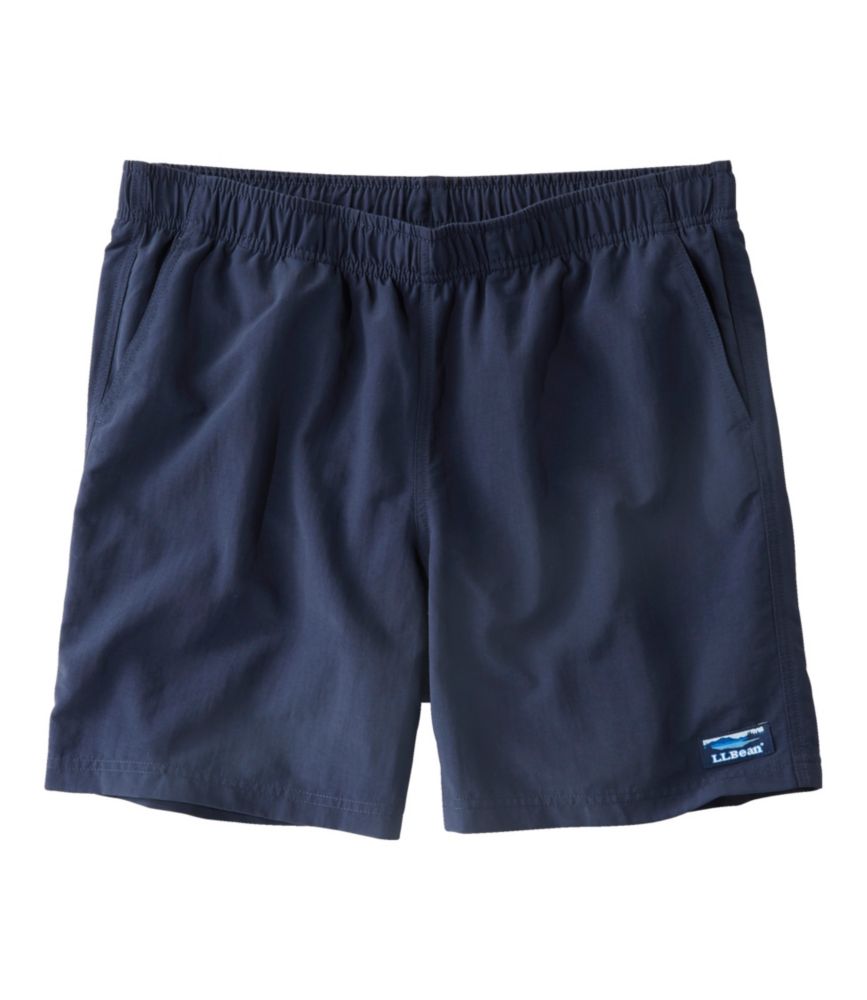L.L.Bean Men's Classic Supplex Sport Shorts, 6" Navy