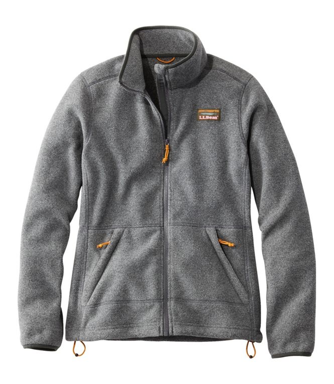 L.L.Bean Mountain Classic Fleece Jacket Women's Regular Charcoal Heather