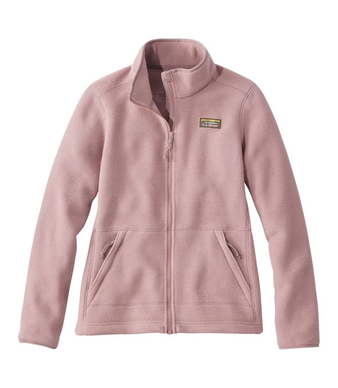 L.L.Bean Mountain Classic Fleece Jacket Women's Regular Mauve Taupe