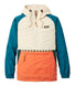 L.L.Bean Men's Mountain Classic Anorak, Multi-Color Natural/Bold Orange