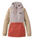 L.L.Bean Womens Mountain Classic Anorak, Multi-Color Shore Sand/Faded Redwood