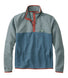 LLBEAN Mens Airlight Knit Pullover Colorblock Regular FGRY/RNGYBLU / L