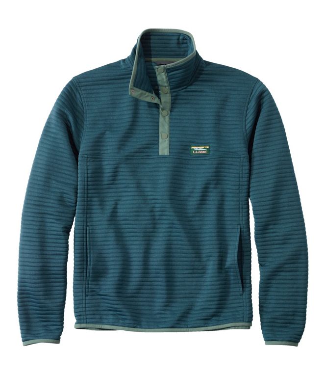 L.L.Bean Men's Airlight Knit Pullover Dark Teal Blue