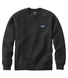 L.L.Bean Mens Beans Quilted Crewneck Regular Dark Charcoal Heather