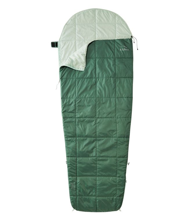 L.L.Bean Adventure 50 Sleeping Bag - Long CAMP GREEN