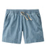 L.L.Bean Women's Lakewashed Chambray Dock Short Regular - Shorts.
