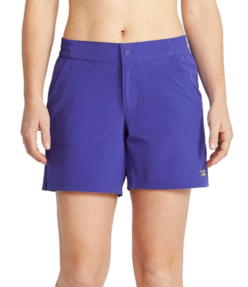 Women's L.L.Bean Stretch UPF Shorts, 6" Cobalt