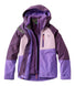 L.L.Bean Fleece Lined Colorblock 3-in-1 Little Kids' Midnight Purple/Lavender Ice