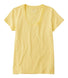 L.L.Bean Women's Soft Stretch Supima Tee, Scoopneck Short-Sleeve EMON / L