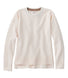 L.L.Bean Women's Wicked Soft Cotton/Cashmere Crewneck Sweater Regular - Sweaters.