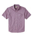 L.L.Bean Men's Comfort Stretch Performance Shirt, Short Sleeve, Slightly Fitted, Plaid DARK SAMON / L