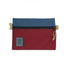 Topo Designs Accessory Bag Medium DARK/BURGUNDY