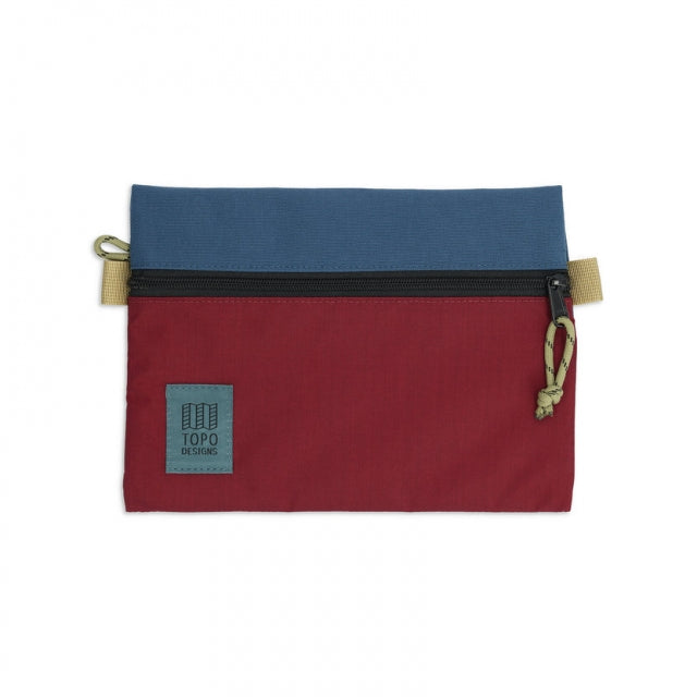 Topo Designs Accessory Bag Medium DARK/BURGUNDY