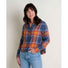 Toad&Co Women's Re-Form Flannel Boxy Long Sleeve Shirt.