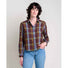 Toad&Co Women's Re-Form Flannel Boxy Long Sleeve Shirt.