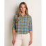 Toad&Co Women's Re-Form Flannel Boxy Long Sleeve Shirt.