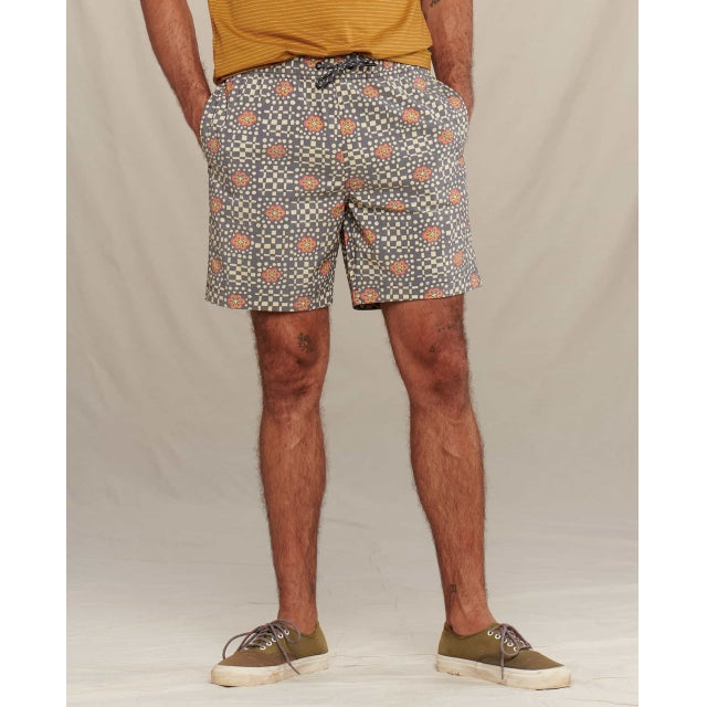 Toad&Co. Men's Boundless Pull-On Short STRAW GEO FWR / L