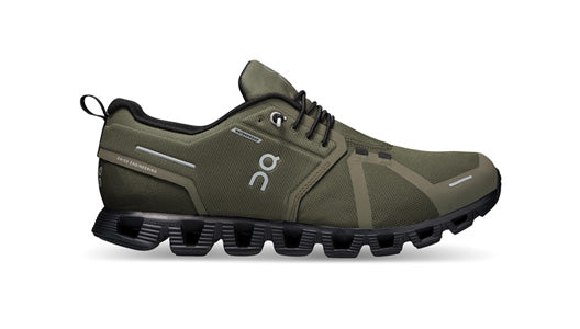 On M's Cloud 5 Waterproof OLIVE/BLACK